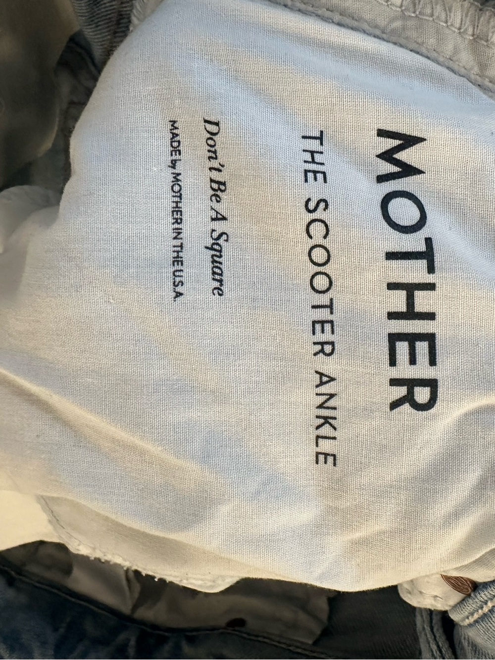 MOTHER- Mother Superior
The Scooter Ankle - Don’t Be A Square Size 29 LIKE NEW - Picture 5 of 5